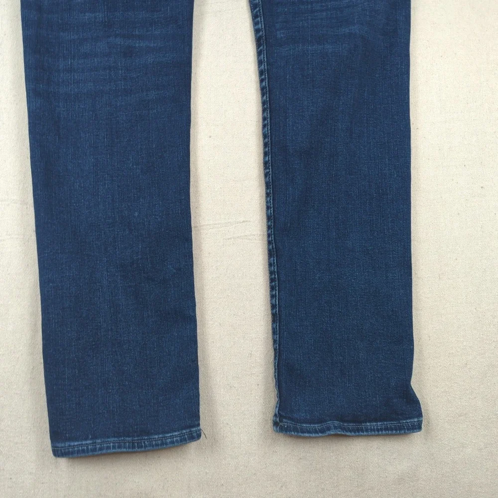 True Religion Jeans Mens 36x32 Blue Rocco Relaxed Skinny Dark Wash